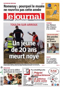 Le Journal de Saône et Loire N°20200722 du 22 juillet 2020 à télécharger sur iPad