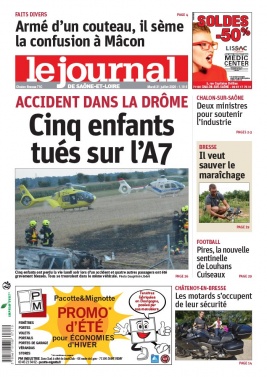 Le Journal de Saône et Loire N°20200721 du 21 juillet 2020 à télécharger sur iPad