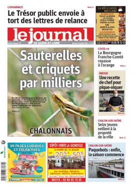 Le Journal de Saône et Loire N°20200718 du 18 juillet 2020 à télécharger sur iPad