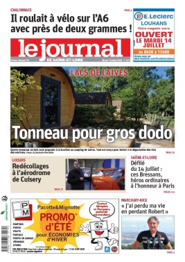 Le Journal de Saône et Loire N°20200714 du 14 juillet 2020 à télécharger sur iPad