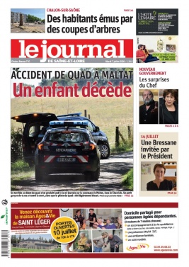 Le Journal de Saône et Loire N°20200707 du 07 juillet 2020 à télécharger sur iPad