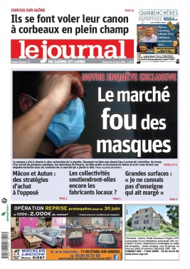 Le Journal de Saône et Loire N°20200621 du 21 juin 2020 à télécharger sur iPad