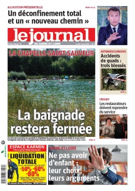 Le Journal de Saône et Loire N°20200615 du 15 juin 2020 à télécharger sur iPad