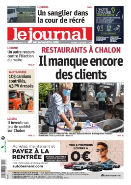 Le Journal de Saône et Loire N°20200612 du 12 juin 2020 à télécharger sur iPad