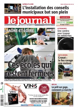Le Journal de Saône et Loire N°20200525 du 25 mai 2020 à télécharger sur iPad