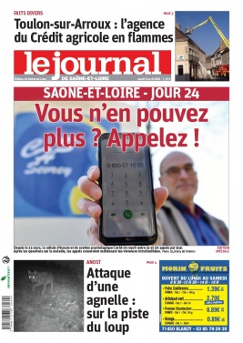 Le Journal de Saône et Loire N°20200409 du 09 avril 2020 à télécharger sur iPad