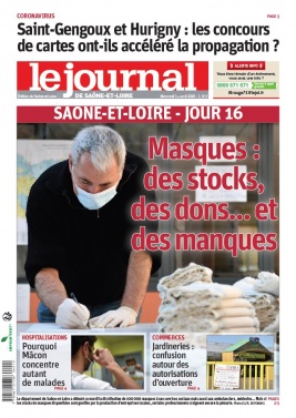 Le Journal de Saône et Loire N°20200401 du 01 avril 2020 à télécharger sur iPad