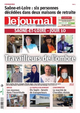 Le Journal de Saône et Loire N°20200326 du 26 mars 2020 à télécharger sur iPad