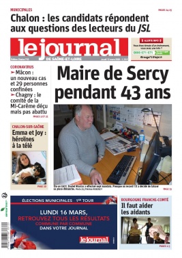Le Journal de Saône et Loire N°20200312 du 12 mars 2020 à télécharger sur iPad