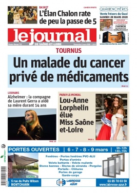 Le Journal de Saône et Loire N°20200308 du 08 mars 2020 à télécharger sur iPad