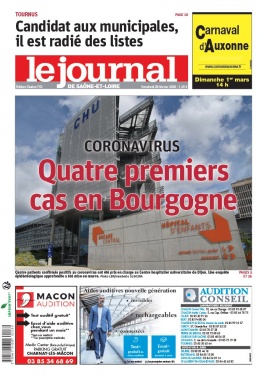 Le Journal de Saône et Loire N°20200228 du 28 février 2020 à télécharger sur iPad