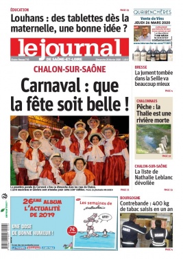 Le Journal de Saône et Loire N°20200223 du 23 février 2020 à télécharger sur iPad