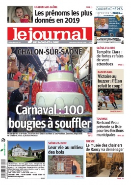 Le Journal de Saône et Loire N°20200209 du 09 février 2020 à télécharger sur iPad