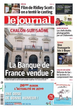 Le Journal de Saône et Loire N°20200122 du 22 janvier 2020 à télécharger sur iPad