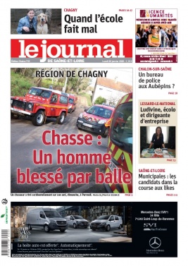 Le Journal de Saône et Loire N°20200120 du 20 janvier 2020 à télécharger sur iPad