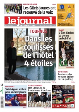 Le Journal de Saône et Loire N°20191215 du 15 décembre 2019 à télécharger sur iPad