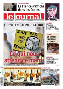Le Journal de Saône et Loire N°20191210 du 10 décembre 2019 à télécharger sur iPad