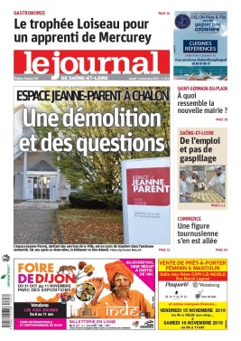 Le Journal de Saône et Loire N°20191107 du 07 novembre 2019 à télécharger sur iPad