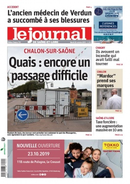 Le Journal de Saône et Loire N°20191022 du 22 octobre 2019 à télécharger sur iPad