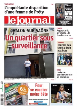Le Journal de Saône et Loire N°20191002 du 02 octobre 2019 à télécharger sur iPad