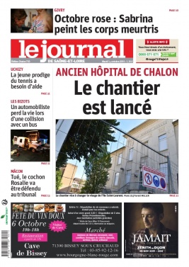 Le Journal de Saône et Loire N°20191001 du 01 octobre 2019 à télécharger sur iPad