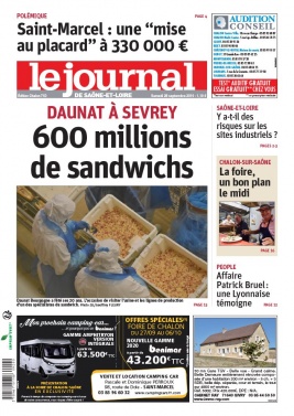 Le Journal de Saône et Loire N°20190928 du 28 septembre 2019 à télécharger sur iPad