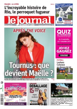 Le Journal de Saône et Loire N°20190915 du 15 septembre 2019 à télécharger sur iPad