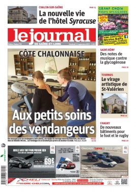 Le Journal de Saône et Loire N°20190913 du 13 septembre 2019 à télécharger sur iPad