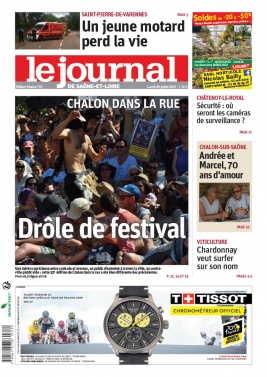 Le Journal de Saône et Loire N°20190729 du 29 juillet 2019 à télécharger sur iPad