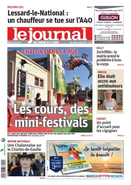Le Journal de Saône et Loire N°20190724 du 24 juillet 2019 à télécharger sur iPad