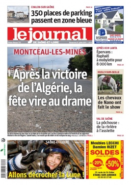 Le Journal de Saône et Loire N°20190721 du 21 juillet 2019 à télécharger sur iPad