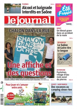 Le Journal de Saône et Loire N°20190718 du 18 juillet 2019 à télécharger sur iPad