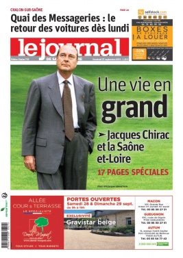 Le Journal de Saône et Loire N°20190927 du 27 septembre 2019 à télécharger sur iPad