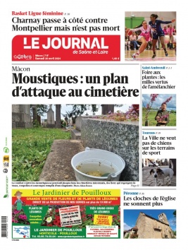 Le Journal de Saône et Loire N°20240420 du 20 avril 2024 à télécharger sur iPad