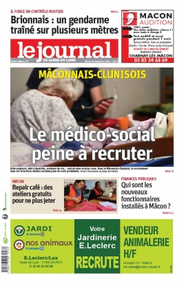 Le Journal de Saône et Loire N°20210914 du 14 septembre 2021 à télécharger sur iPad