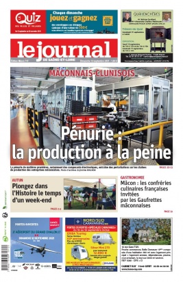 Le Journal de Saône et Loire N°20210912 du 12 septembre 2021 à télécharger sur iPad