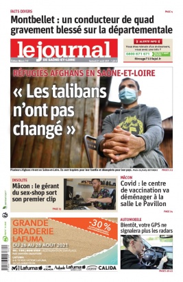 Le Journal de Saône et Loire N°20210821 du 21 août 2021 à télécharger sur iPad