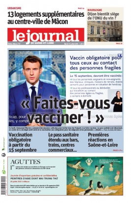 Le Journal de Saône et Loire N°20210713 du 13 juillet 2021 à télécharger sur iPad