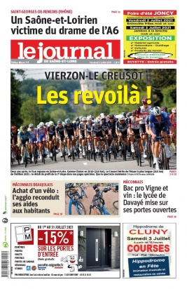 Le Journal de Saône et Loire N°20210702 du 02 juillet 2021 à télécharger sur iPad