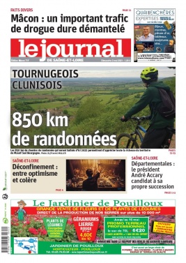 Le Journal de Saône et Loire N°20210502 du 02 mai 2021 à télécharger sur iPad
