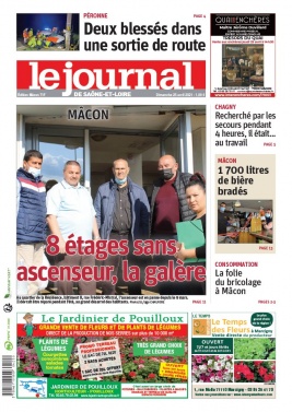 Le Journal de Saône et Loire N°20210425 du 25 avril 2021 à télécharger sur iPad