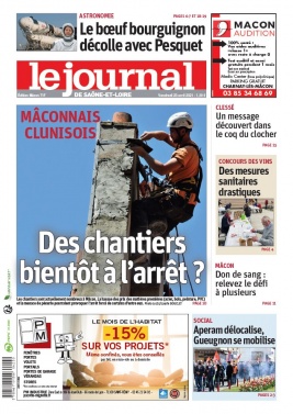 Le Journal de Saône et Loire N°20210423 du 23 avril 2021 à télécharger sur iPad