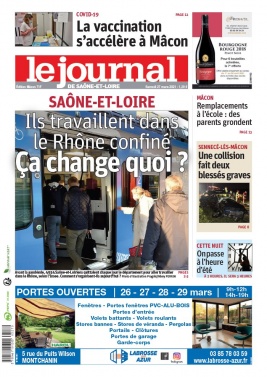 Le Journal de Saône et Loire N°20210327 du 27 mars 2021 à télécharger sur iPad