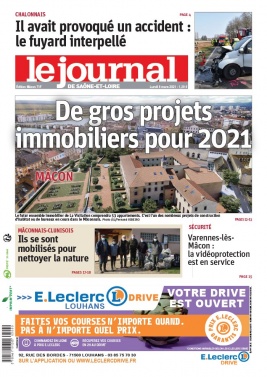 Le Journal de Saône et Loire N°20210308 du 08 mars 2021 à télécharger sur iPad
