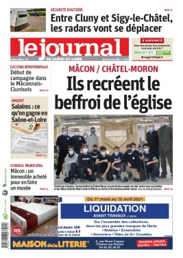 Le Journal de Saône et Loire N°20210302 du 02 mars 2021 à télécharger sur iPad