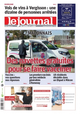 Le Journal de Saône et Loire N°20210227 du 27 février 2021 à télécharger sur iPad