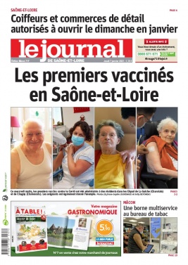Le Journal de Saône et Loire N°20210107 du 07 janvier 2021 à télécharger sur iPad