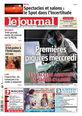 Le Journal de Saône et Loire N°20210105 du 05 janvier 2021 à télécharger sur iPad