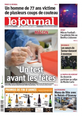 Le Journal de Saône et Loire N°20201222 du 22 décembre 2020 à télécharger sur iPad