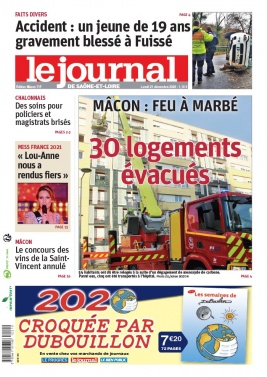 Le Journal de Saône et Loire N°20201221 du 21 décembre 2020 à télécharger sur iPad